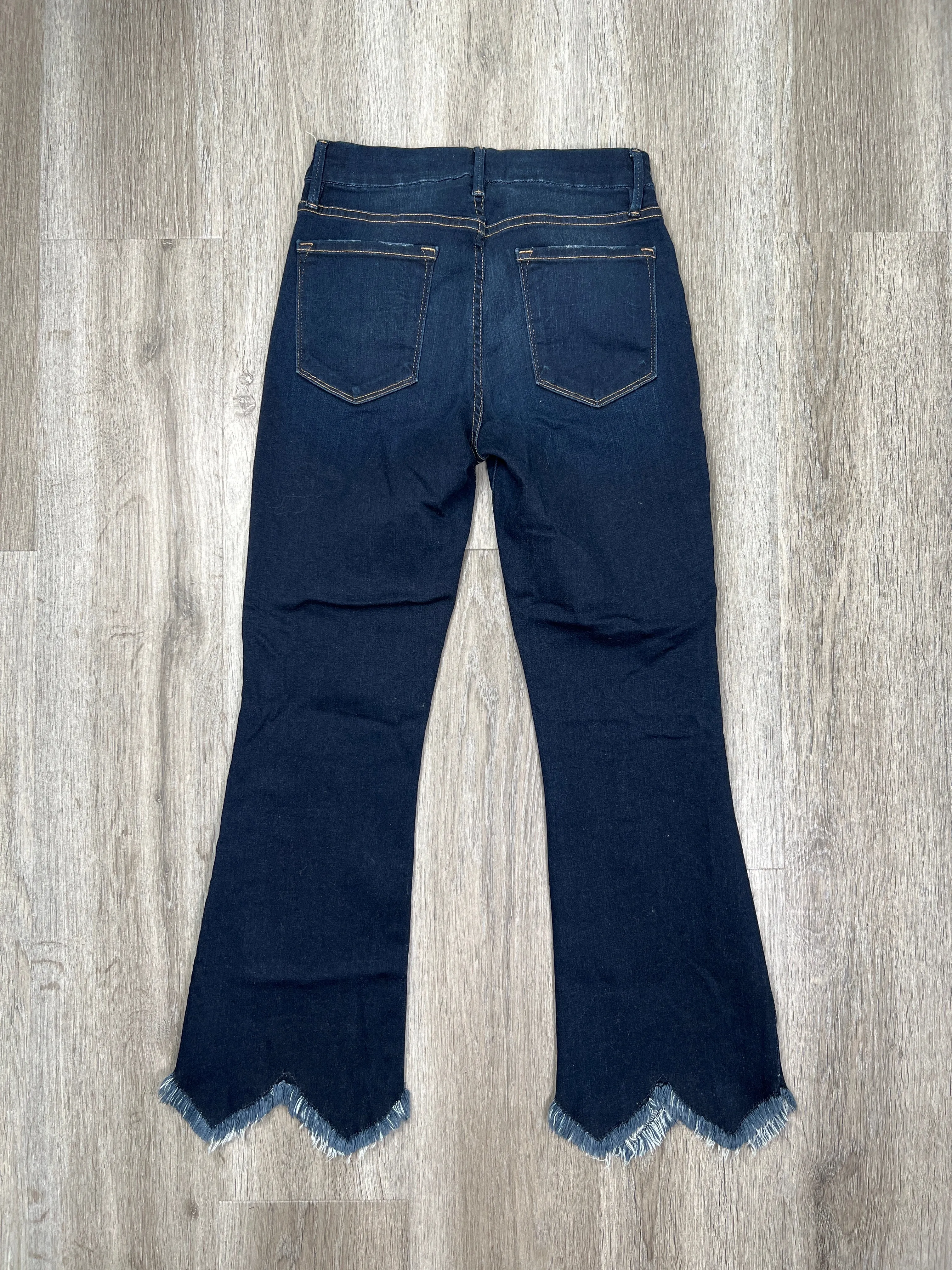 Blue Denim Jeans Cropped Frame, Size 4