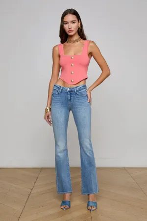 Cara Low-Rise Bootcut Jean Ibarra