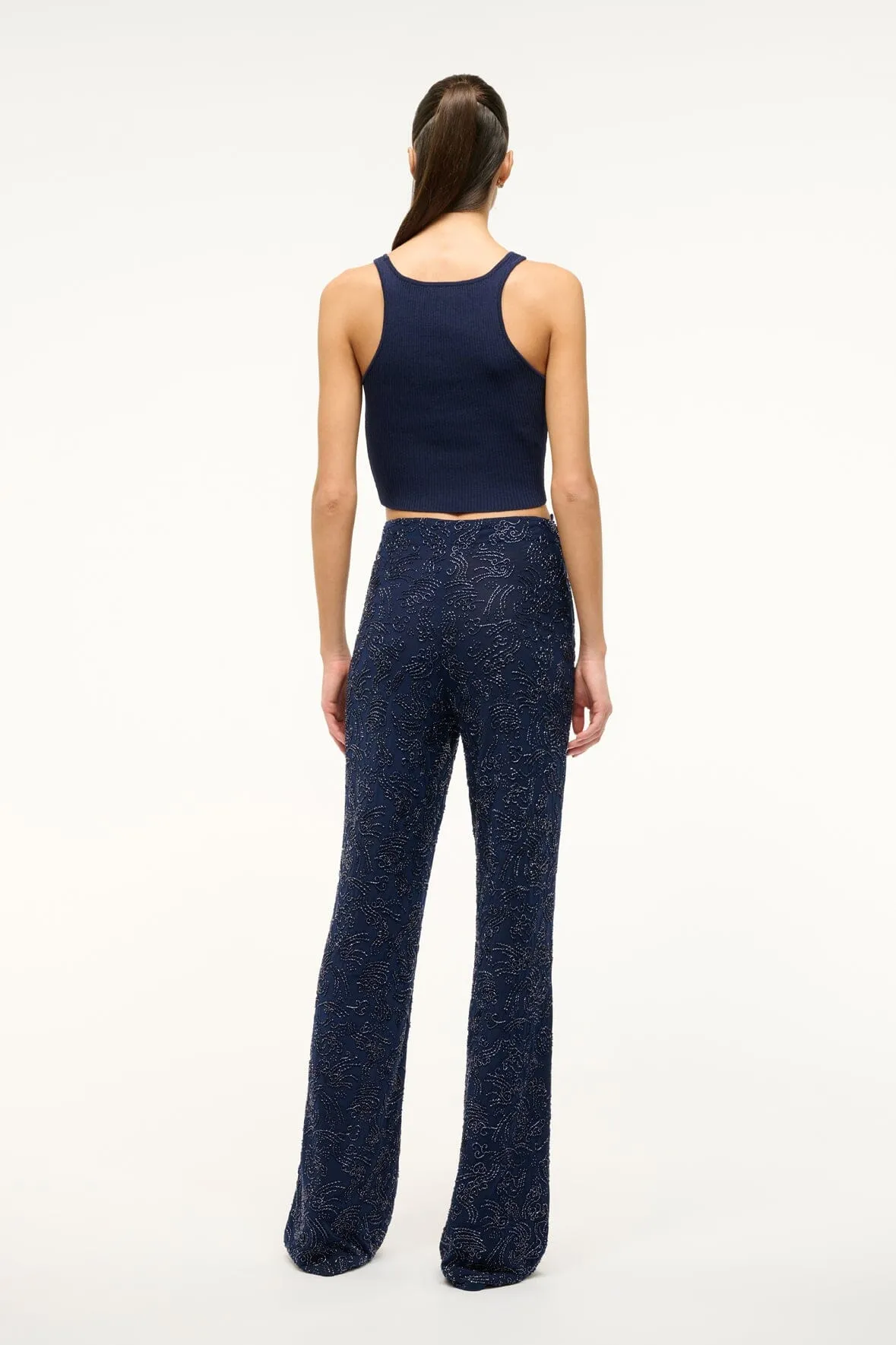 IBISCO CROPPED TANK | NAVY
