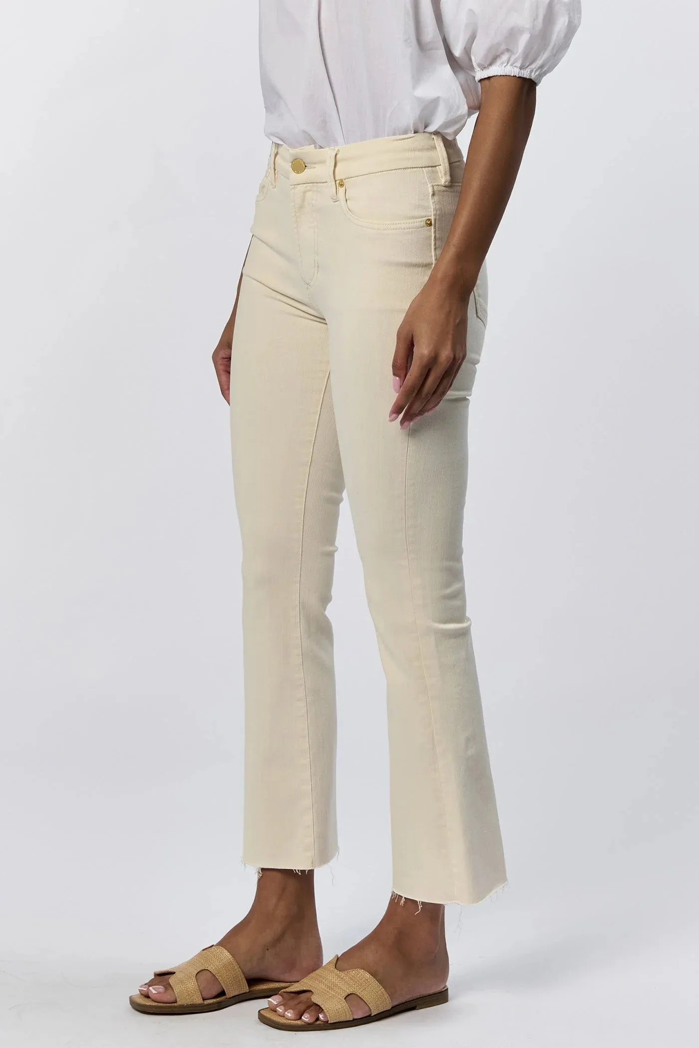 Jeanne Cropped Flare Jean