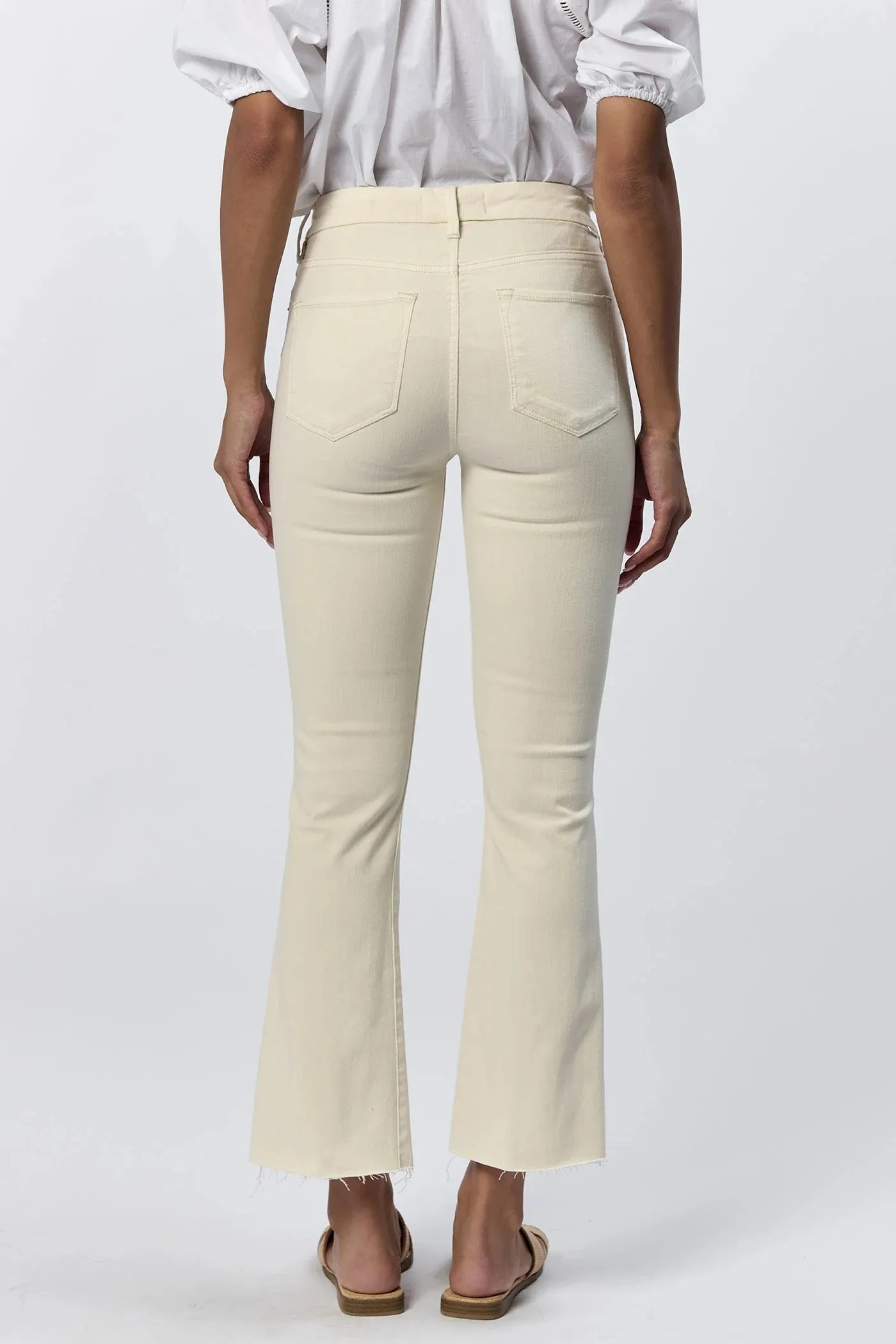 Jeanne Cropped Flare Jean