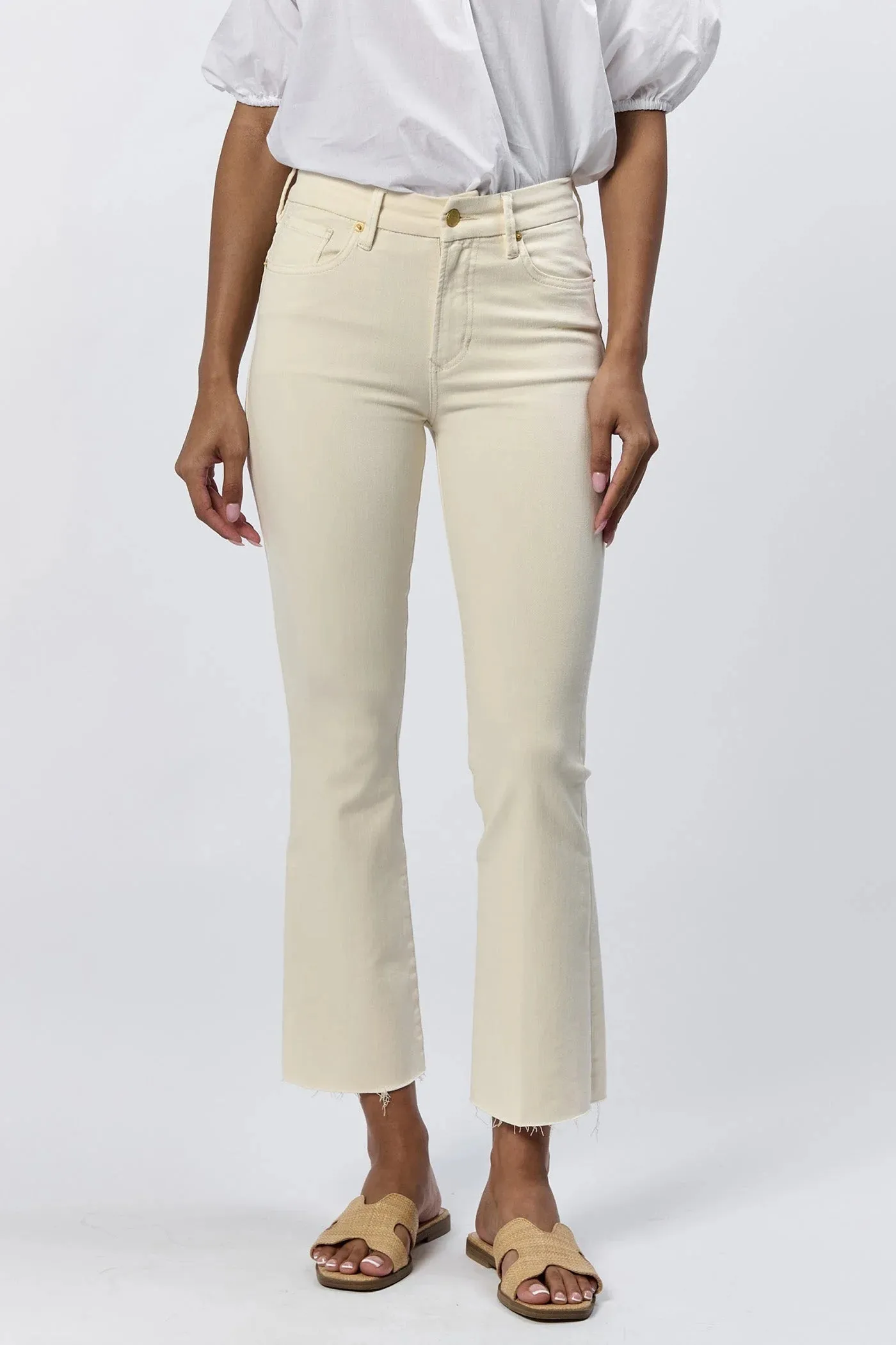 Jeanne Cropped Flare Jean