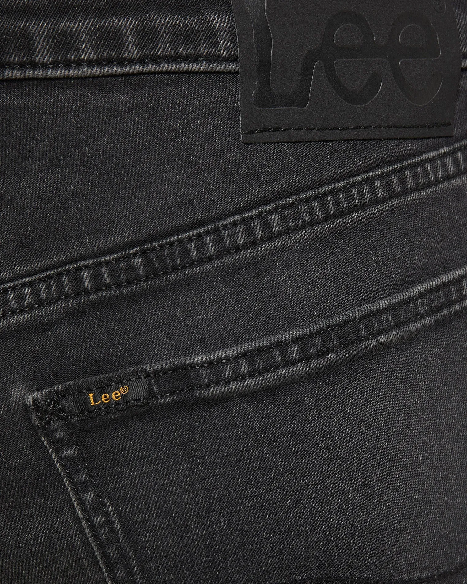 Lee Daren Zip Fly Regular Fit Mens Jeans - Asphalt Rocker