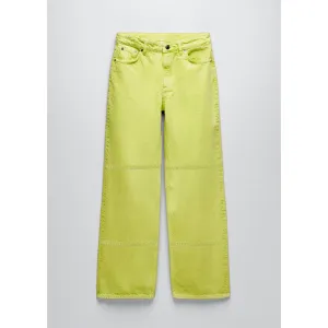 Neon Loose Fit Mid Rise Jeans
