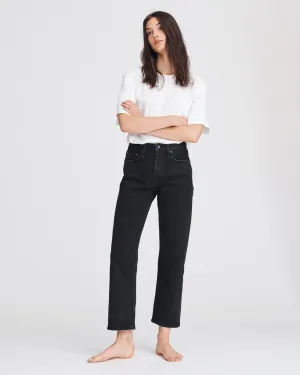 Rag And Bone Maya High-Rise Ankle Slim Black