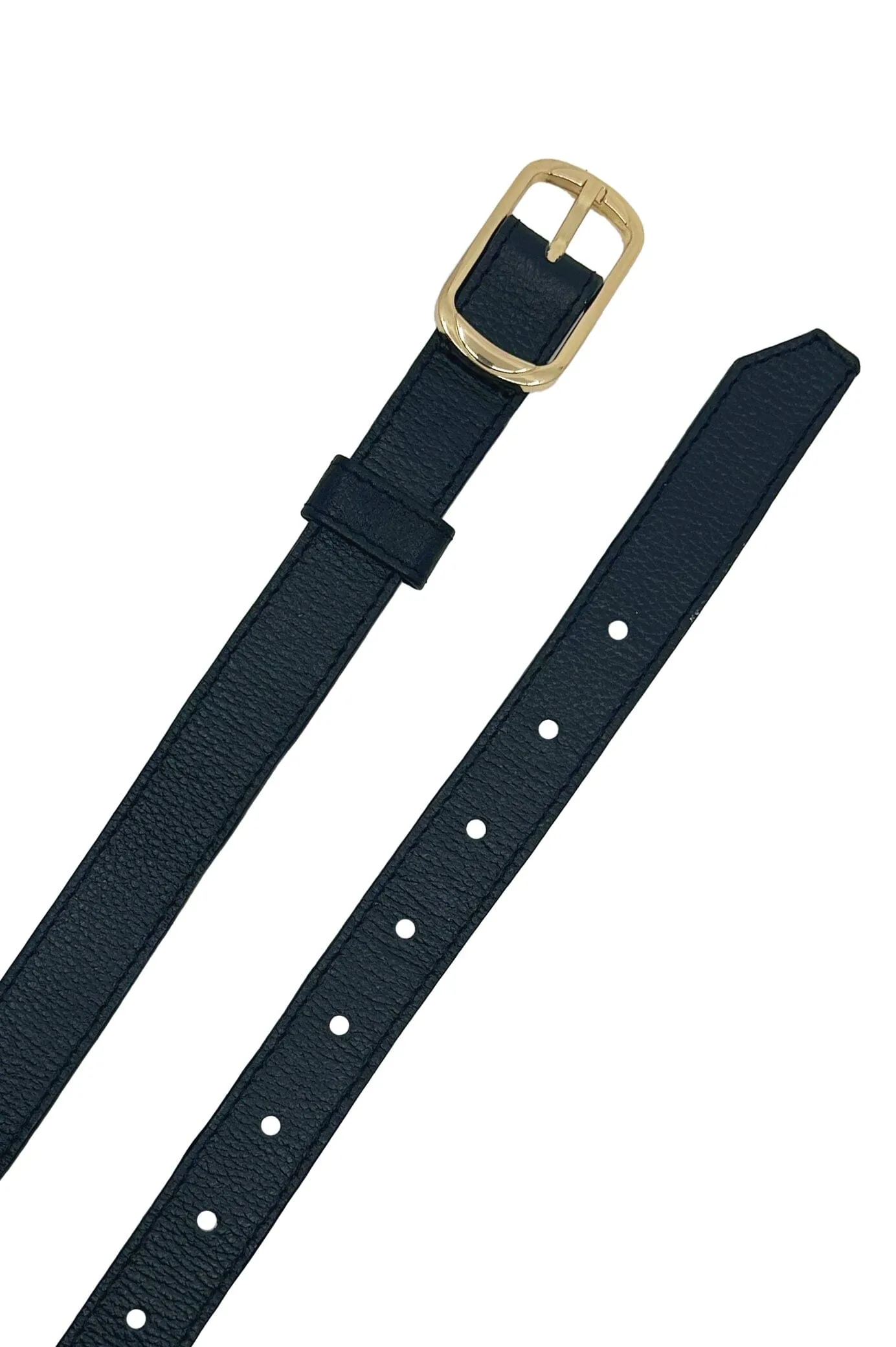 Skinny Jeans Belt Black