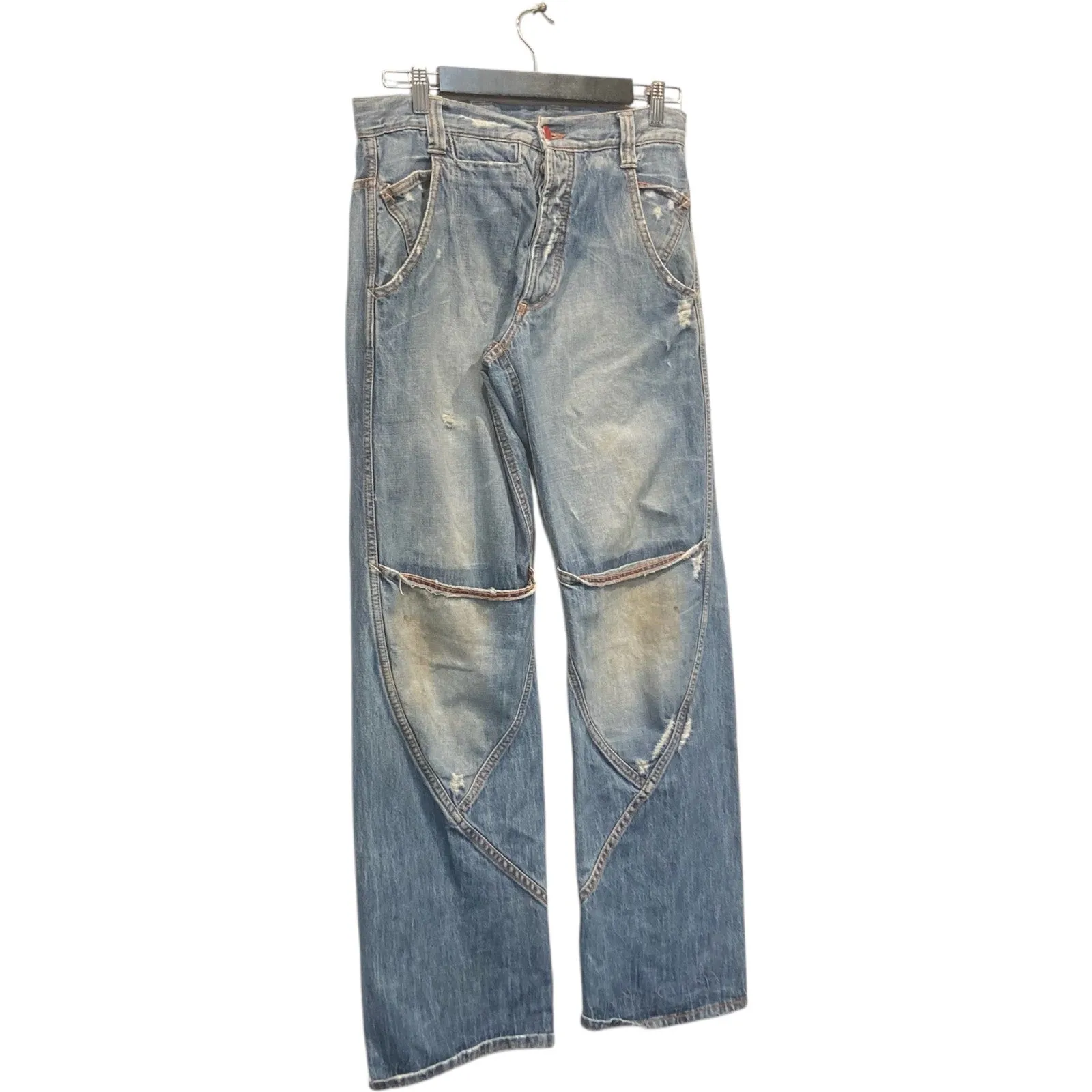 Vintage Y2K MET Buckle Back Denim Jeans 28x32