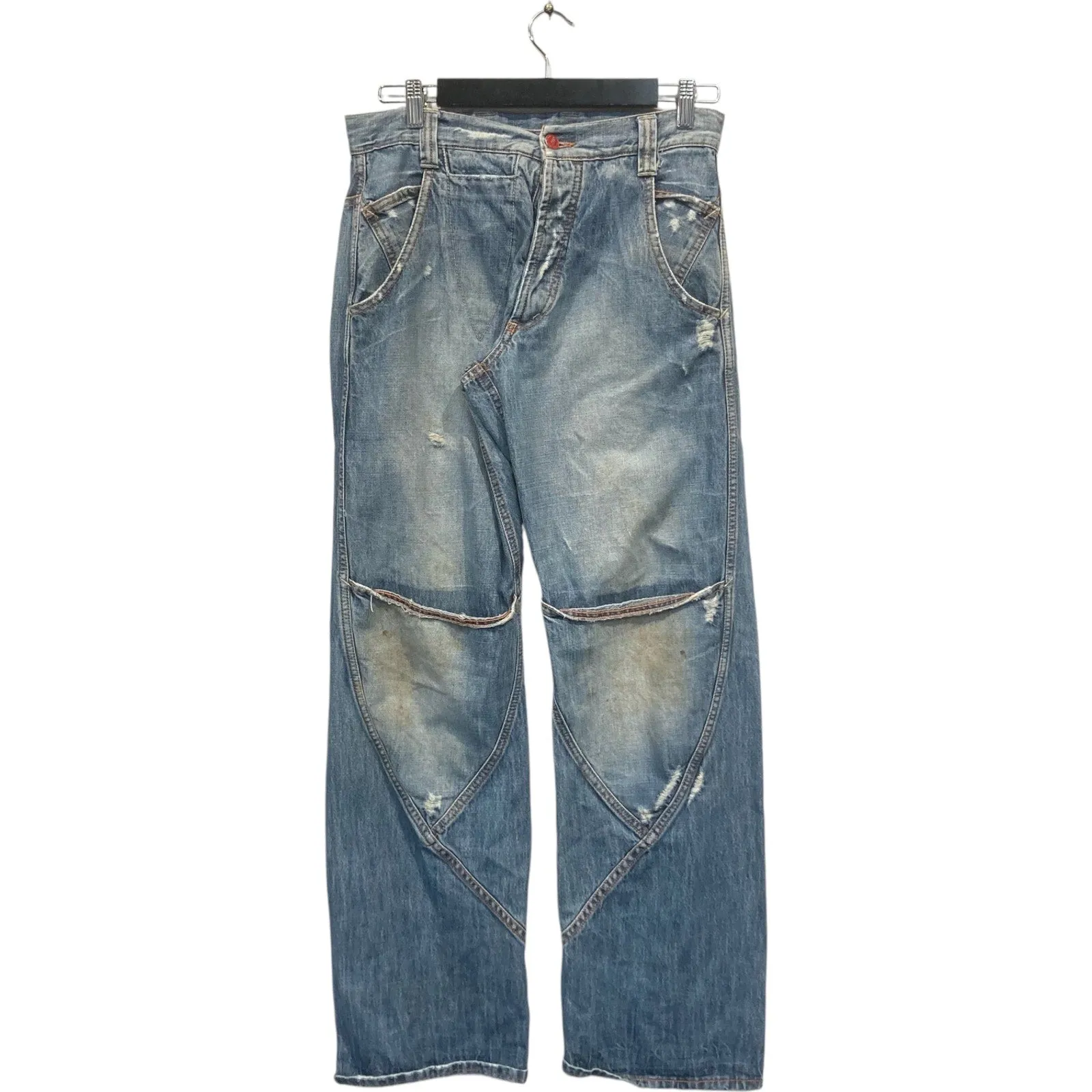 Vintage Y2K MET Buckle Back Denim Jeans 28x32