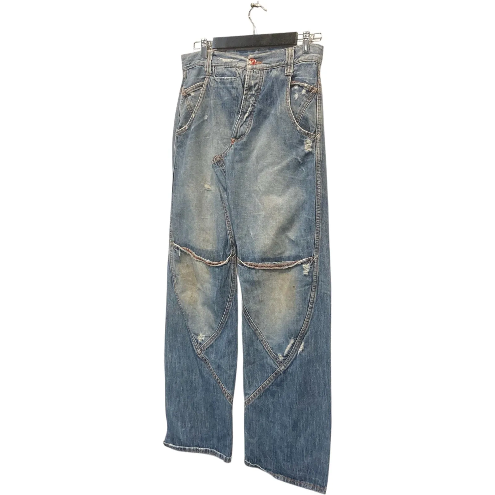 Vintage Y2K MET Buckle Back Denim Jeans 28x32