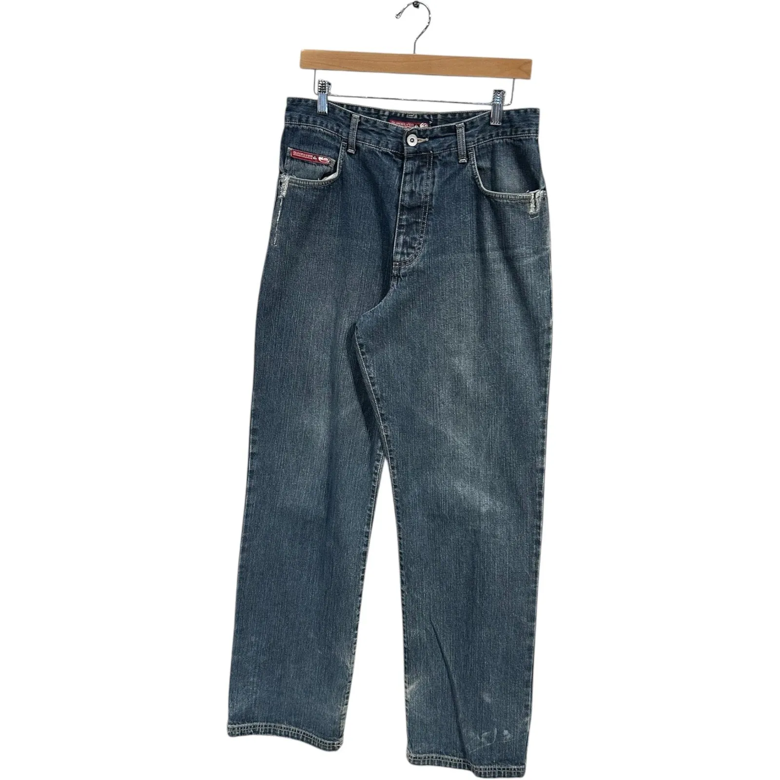 Vintage Y2K Quiksilver Straight Leg Denim Jeans 30x31