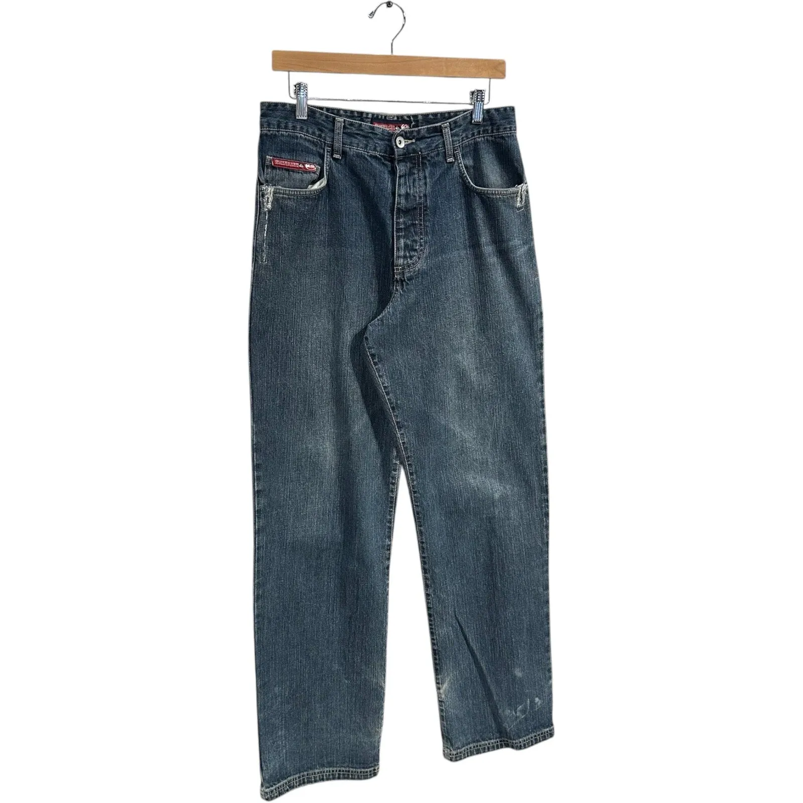 Vintage Y2K Quiksilver Straight Leg Denim Jeans 30x31
