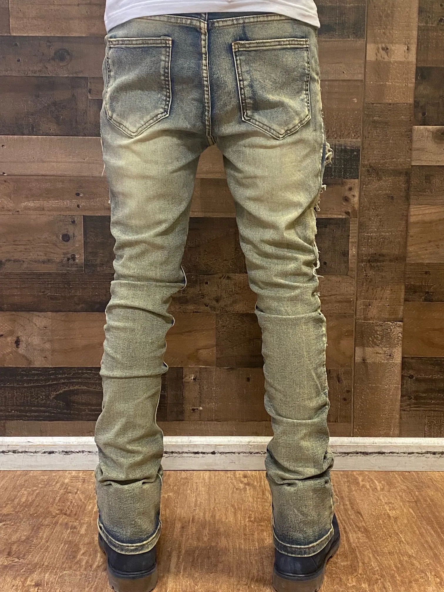Waimea - Ripped Jeans - Vintage Wash
