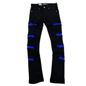 Zombie Royal Ripped Jet Black Denim